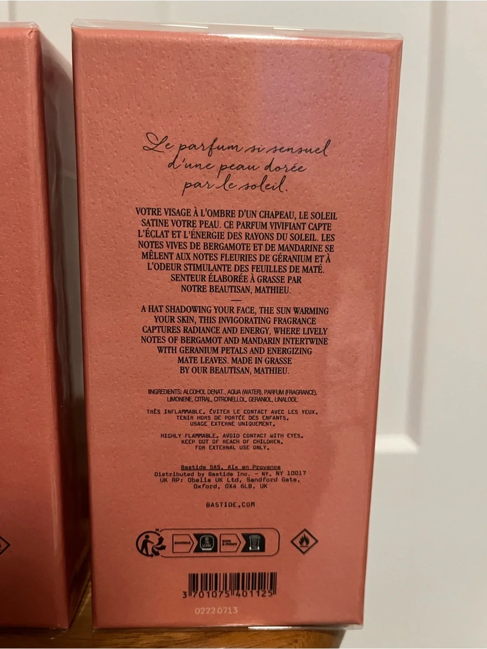 Bastide trio mist